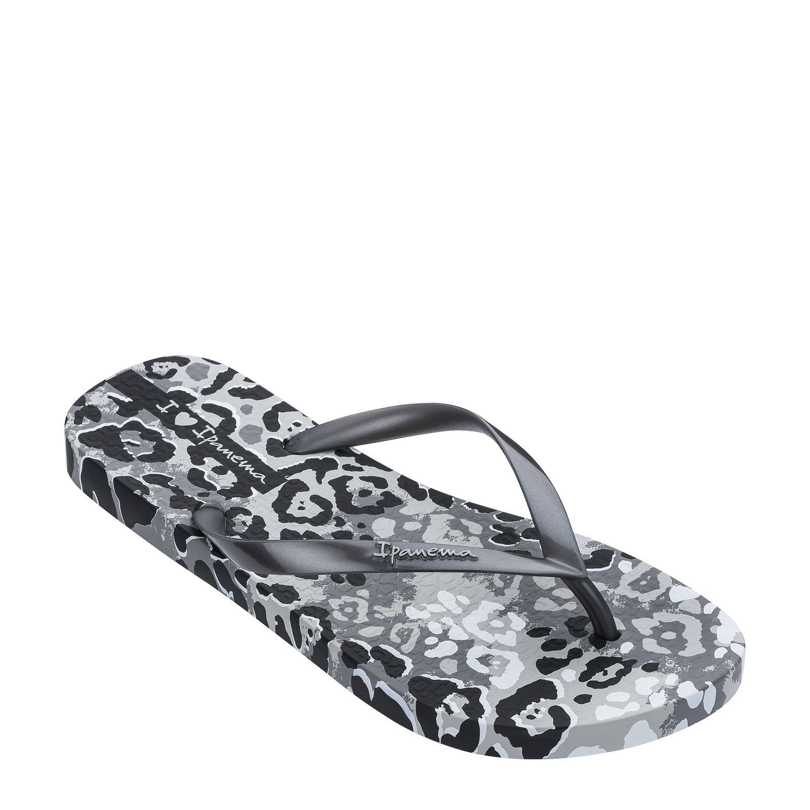 Ipanema I Love Safari teenslippers grijs zilver wehkamp