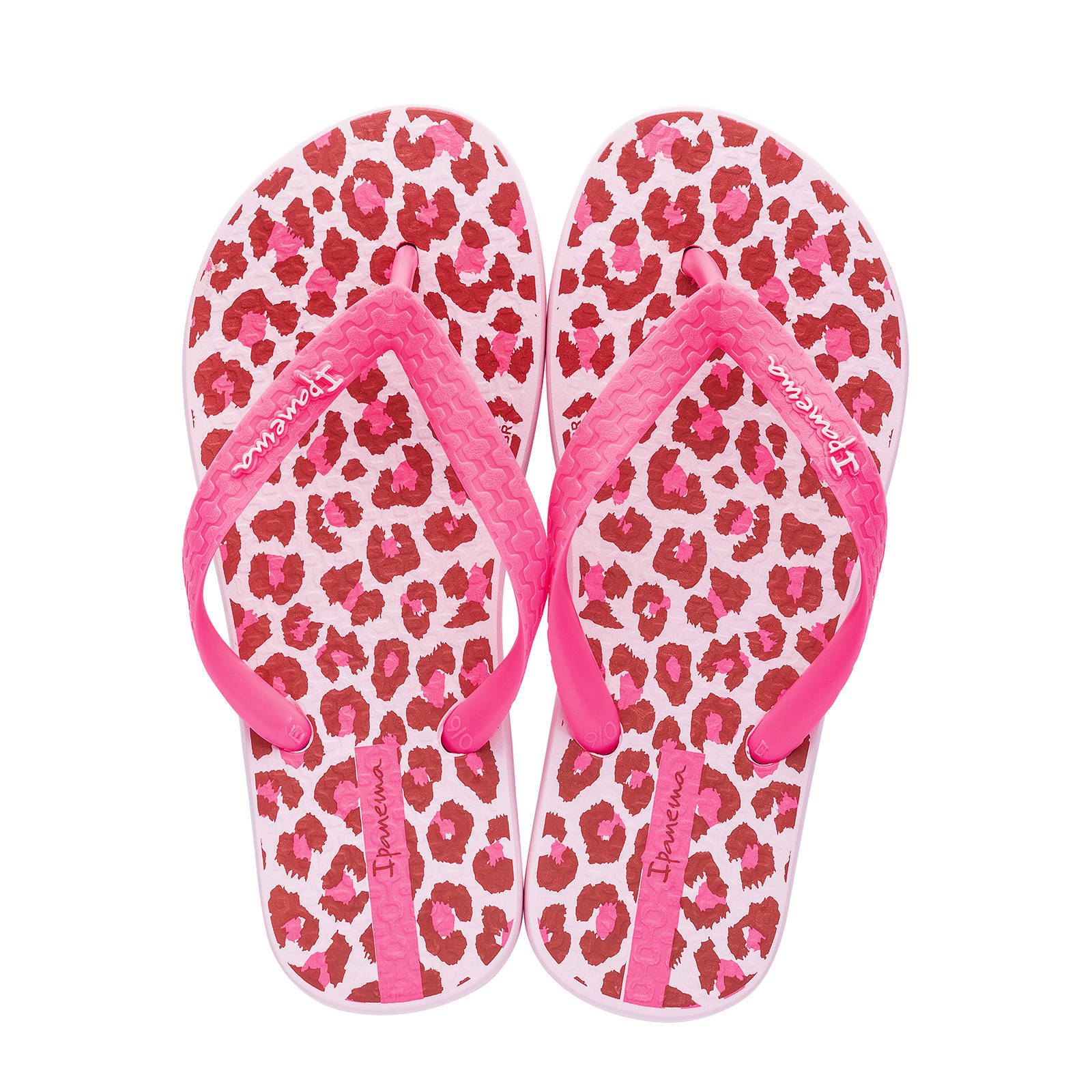 Ipanema Classic Kids teenslippers met panterprint roze | wehkamp