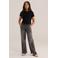 WE Fashion T-shirt met ruches - zwart