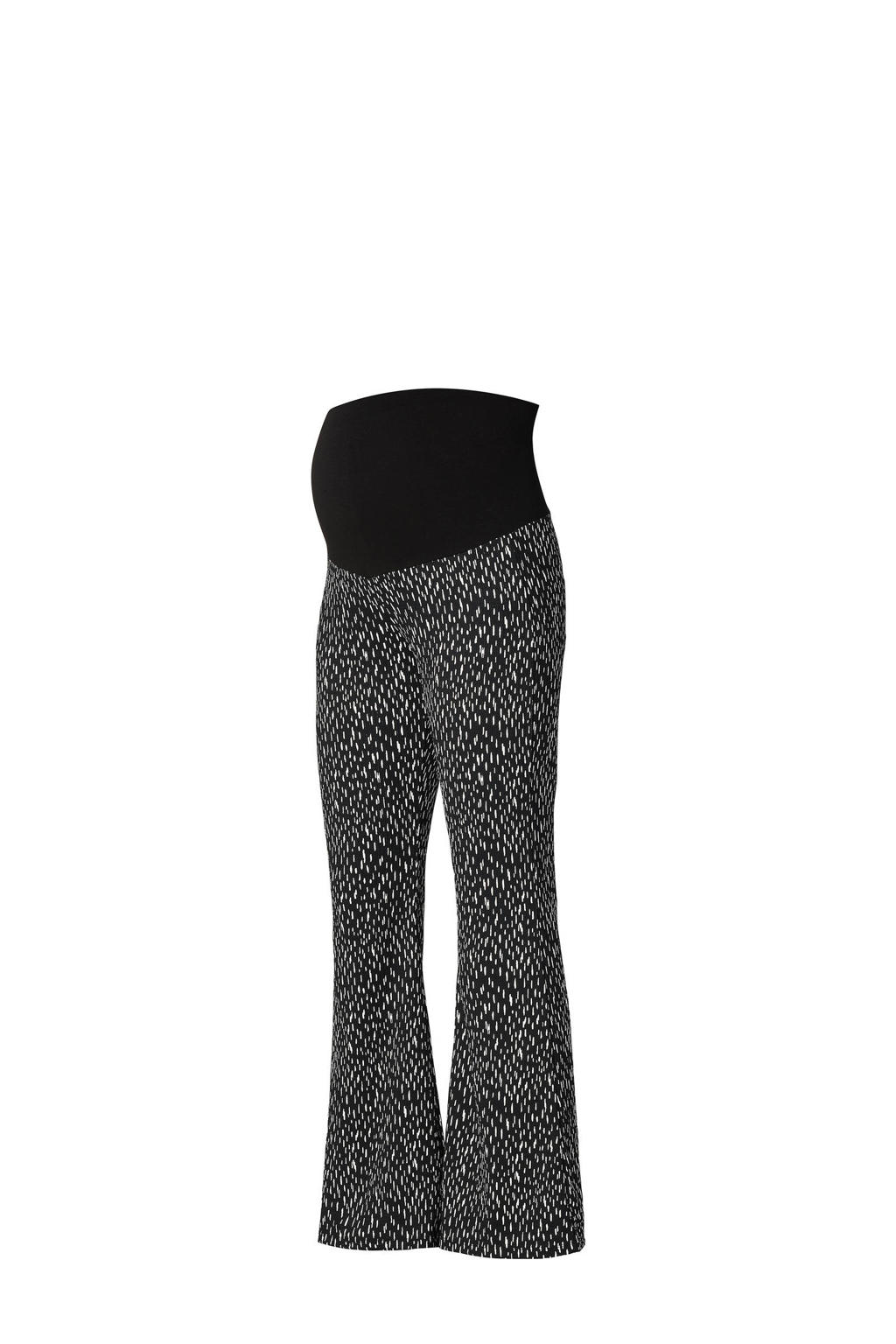 Wide leg zwangerschapsbroek met luipaardprint - bruin - Zwangerschap Wide leg zwangerschapsbroek met luipaardprint - bruin - Zwangerschap