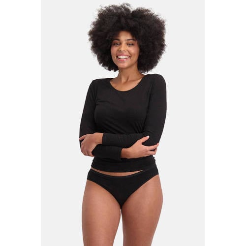 Bamboo Basics slip Julia met bamboe (set van 3) zwart afbeelding