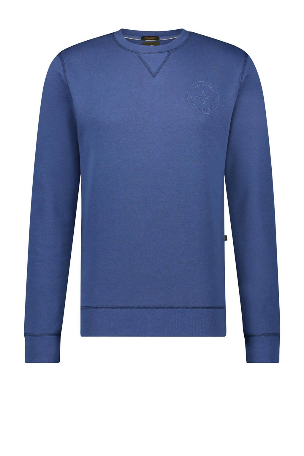 Haze & Finn sweater blauw | wehkamp