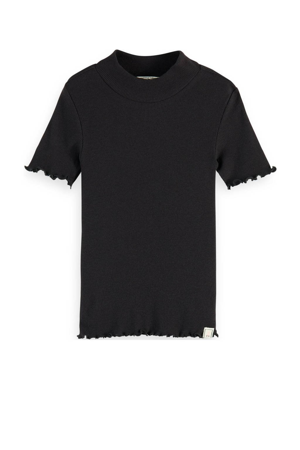 Scotch & Soda T-shirt zwart, Zwart
