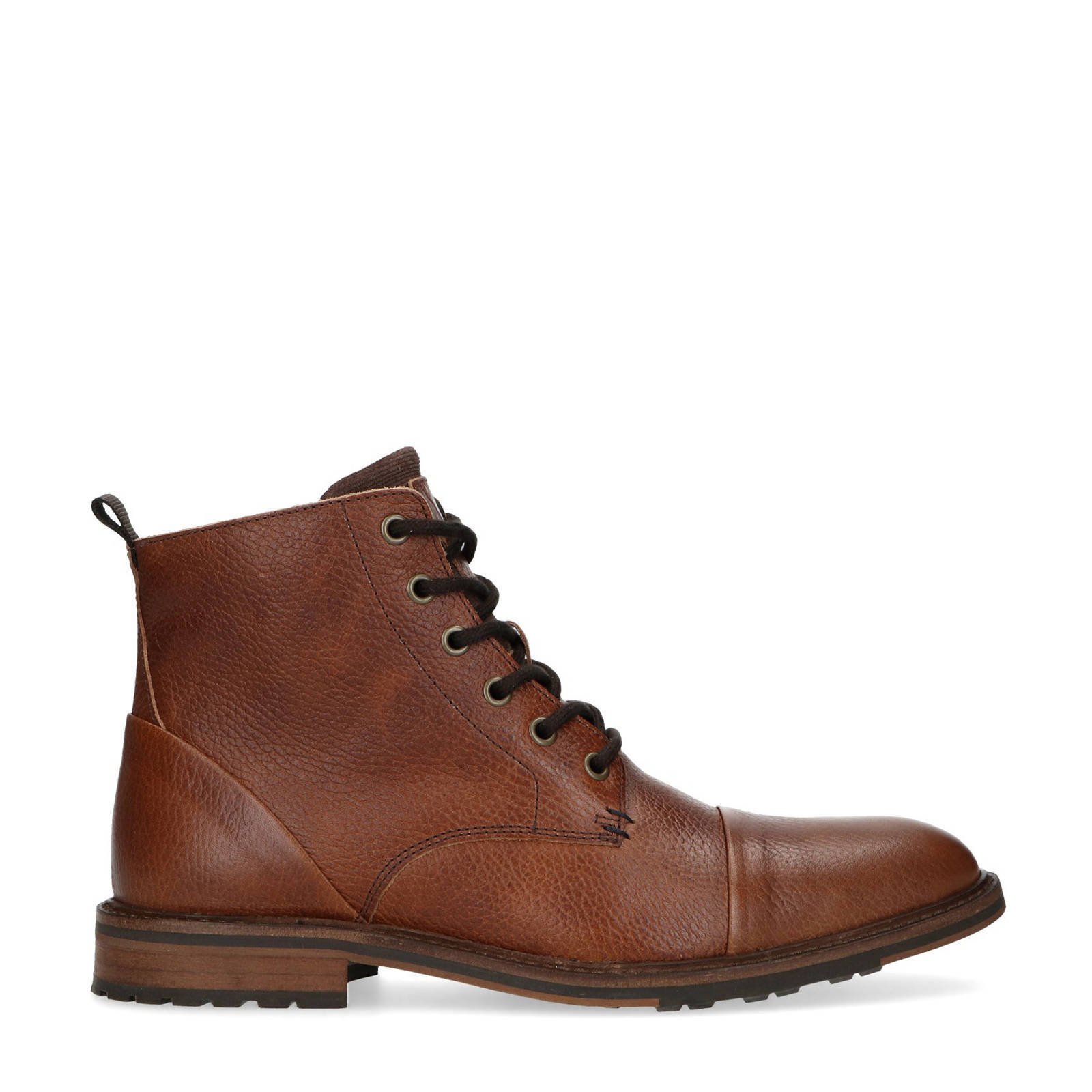 Sacha leren veterboots cognac | wehkamp Sacha leren veterboots cognac | wehkamp
