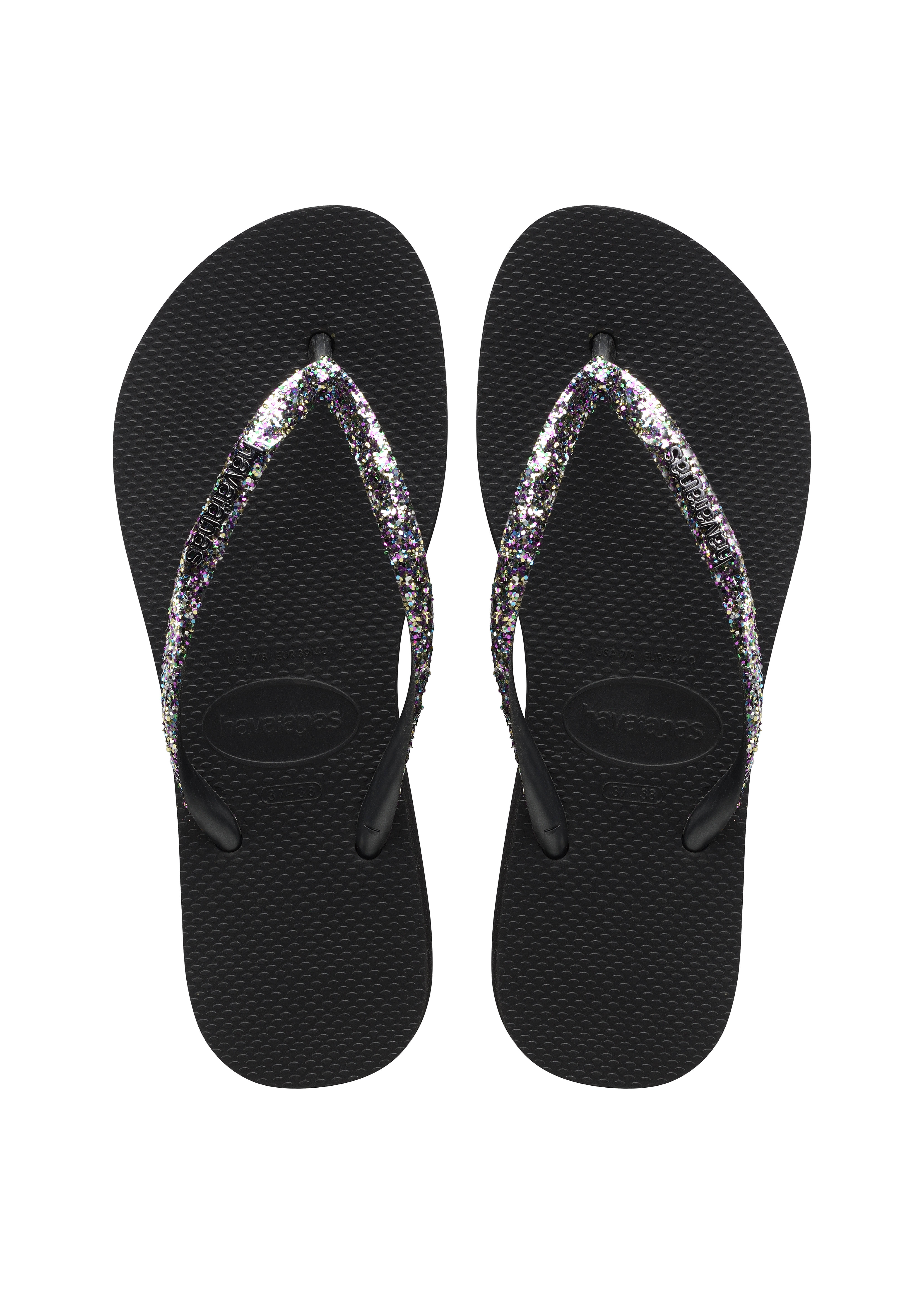 Havaianas slim cheap dames zwart