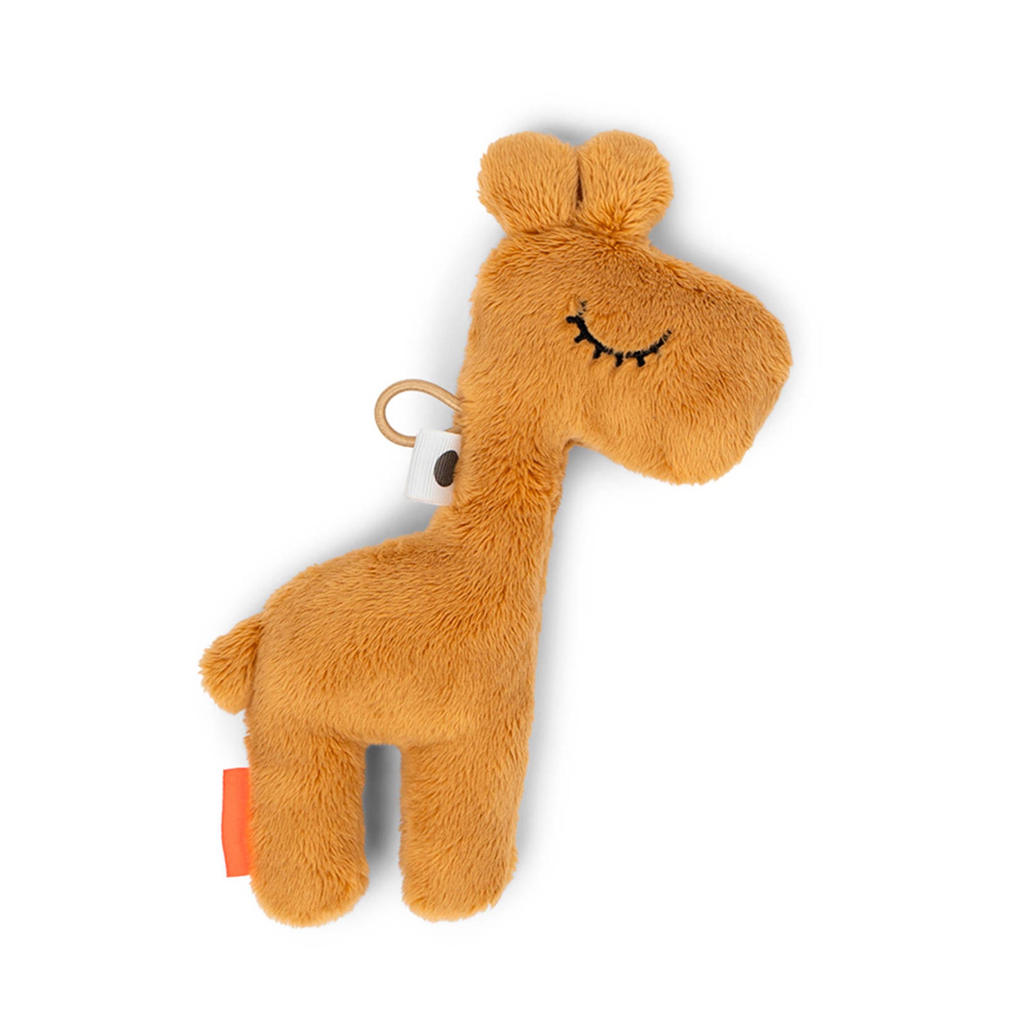 Done by Deer Tiny Raffi Mustard activiteiten knuffel 12 cm - Afbeelding 2