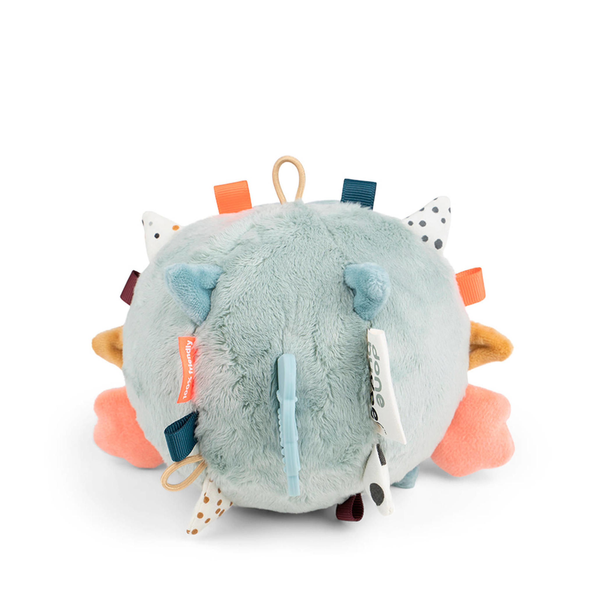 Done by Deer Bal Puffee Colour Mix activiteiten knuffel 12 cm - Afbeelding 2