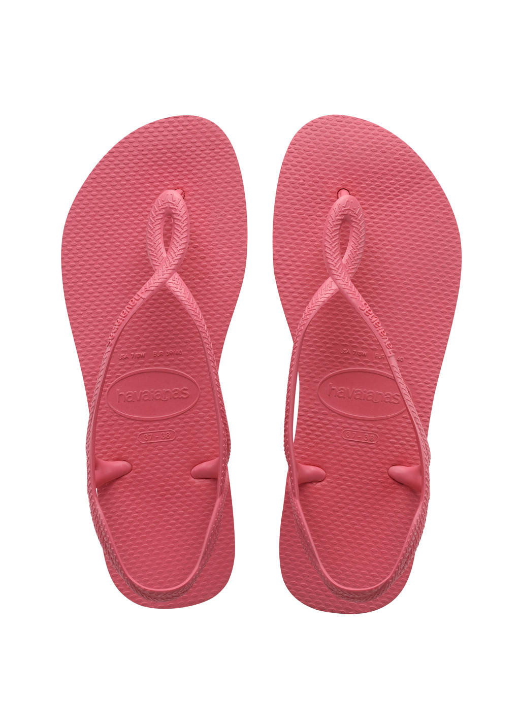 Roze meisjes Havaianas Luna Kids sandalen van rubber 
