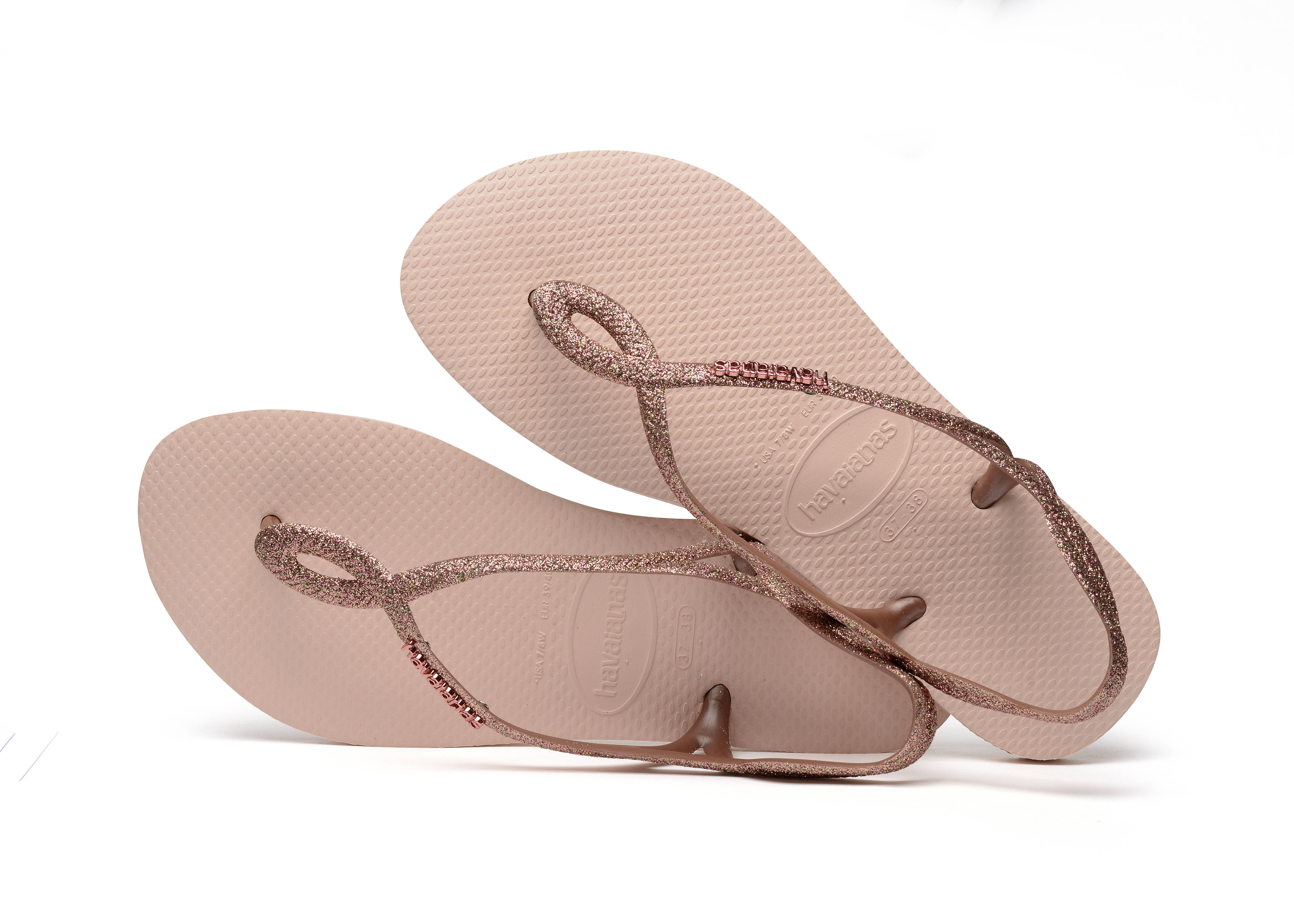 Havaianas Luna Premium II sandalen roségoud | wehkamp