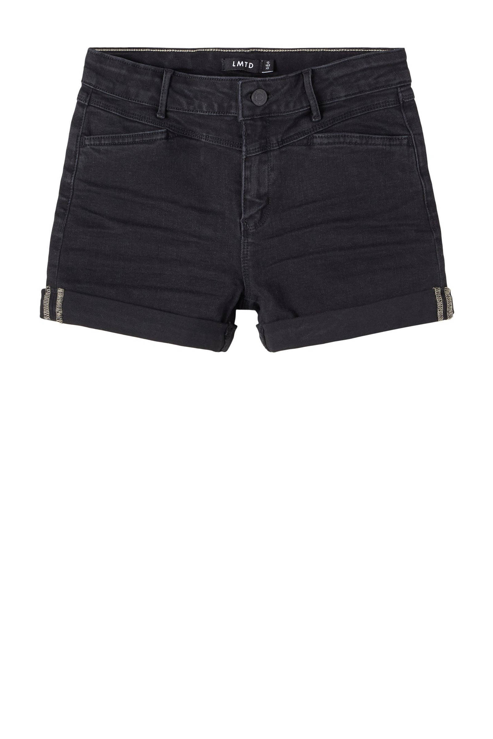 Alchemy Ripped met Spetters Heren Jeans Short - Zwart | Fashionera