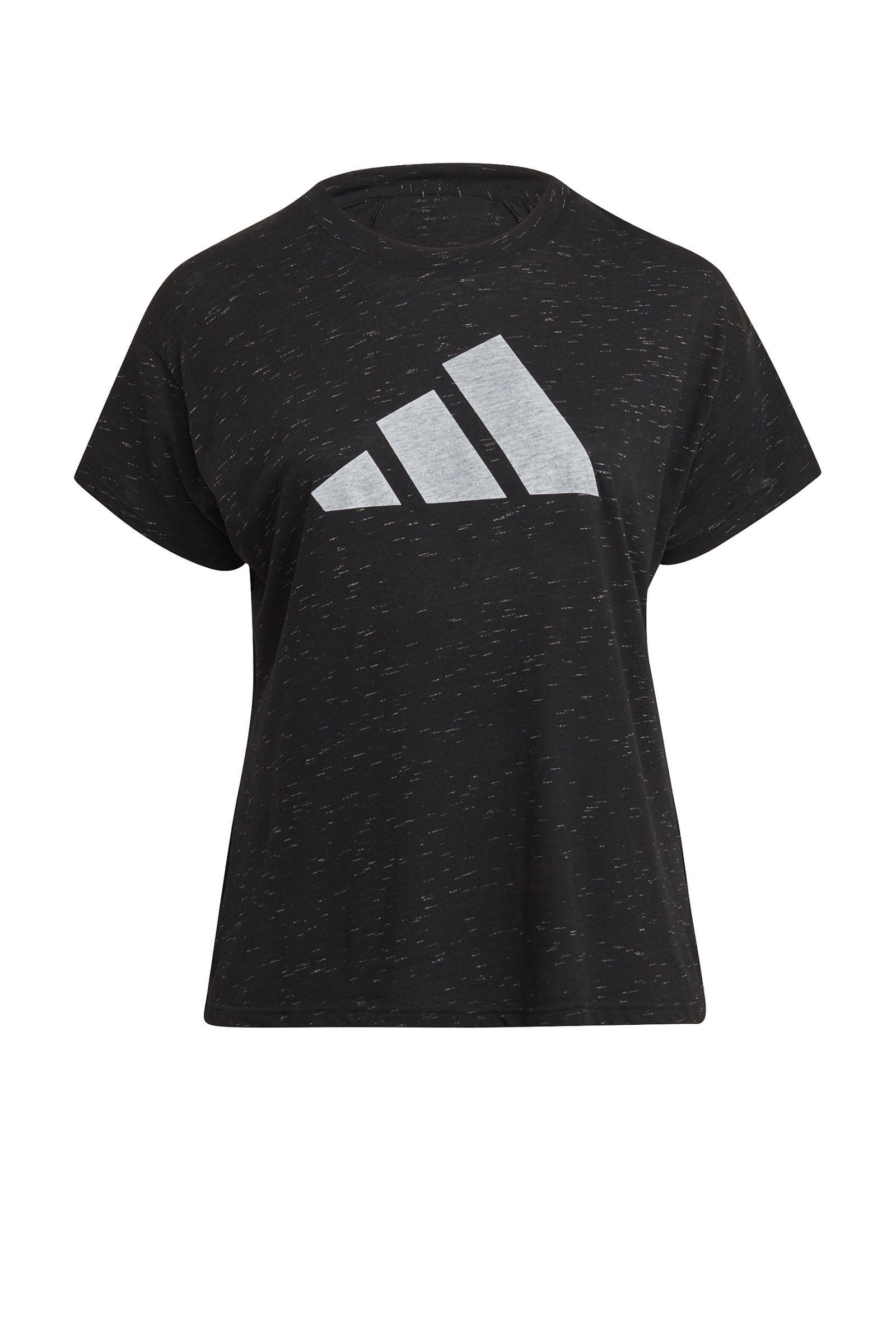 Adidas Performance Tee dames sportshirt zwart van tennis shirts