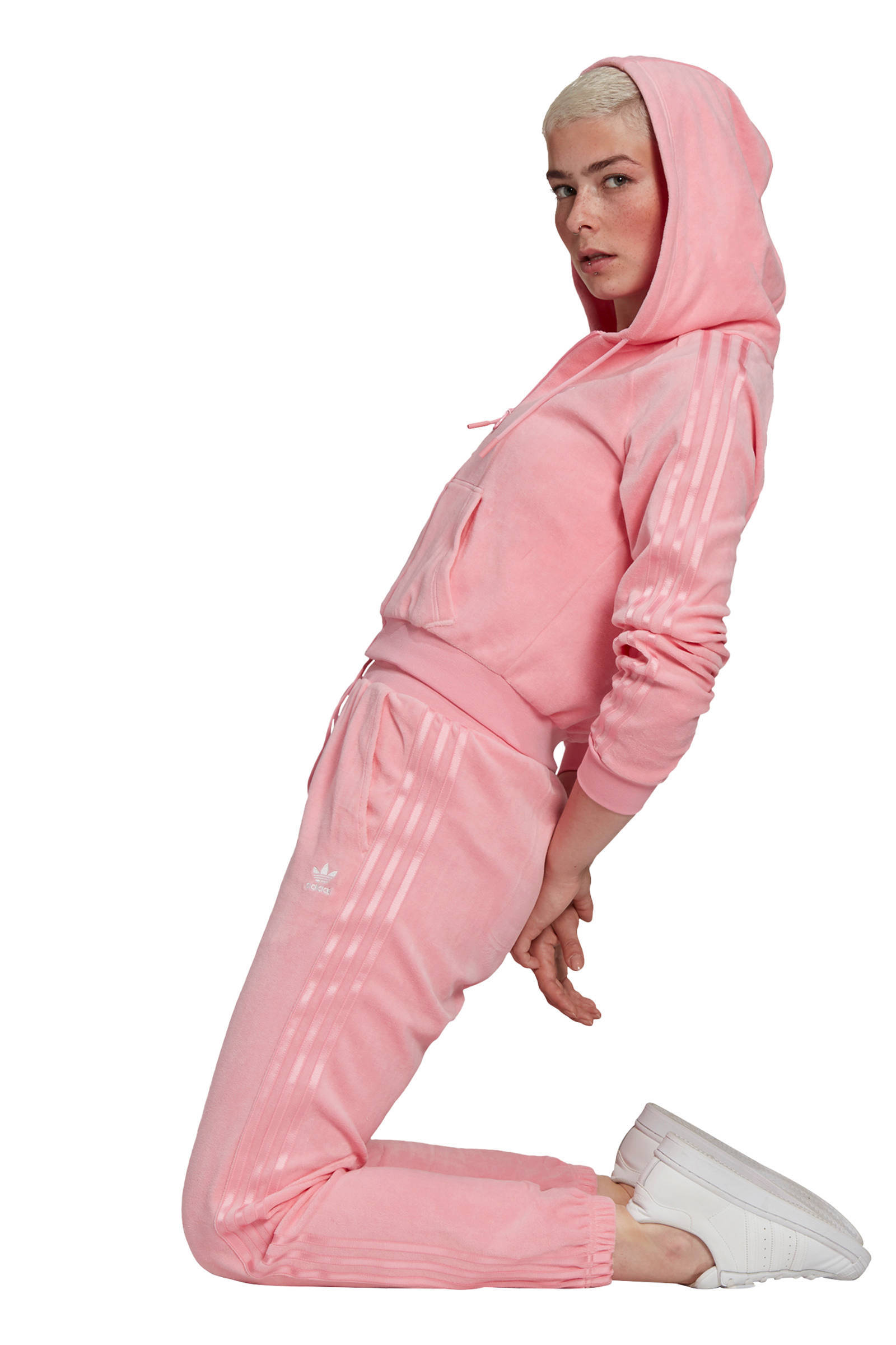 adidas Originals joggingbroek lichtroze | wehkamp