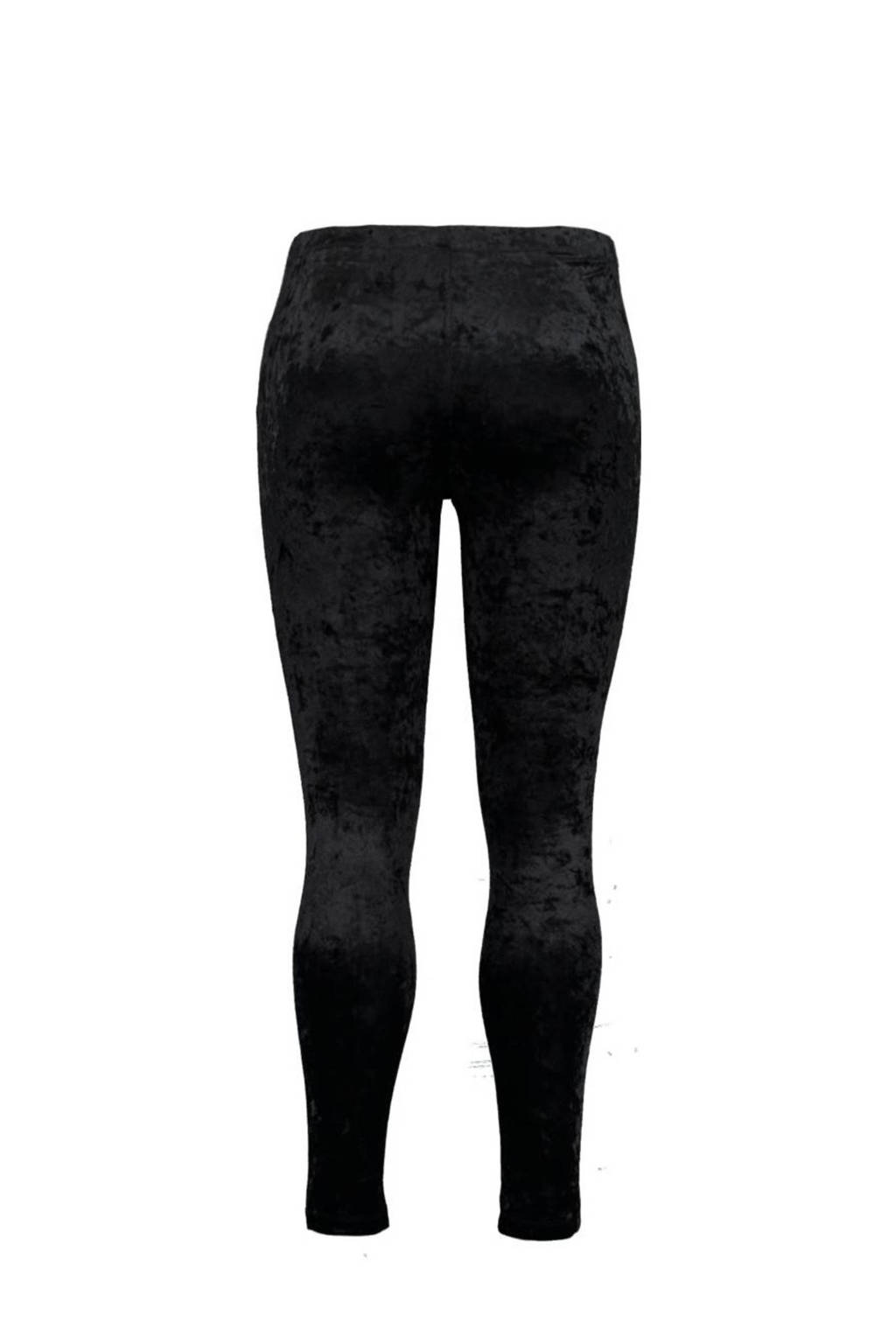 woede Outlook Mooi MS Mode fluwelen legging zwart | wehkamp