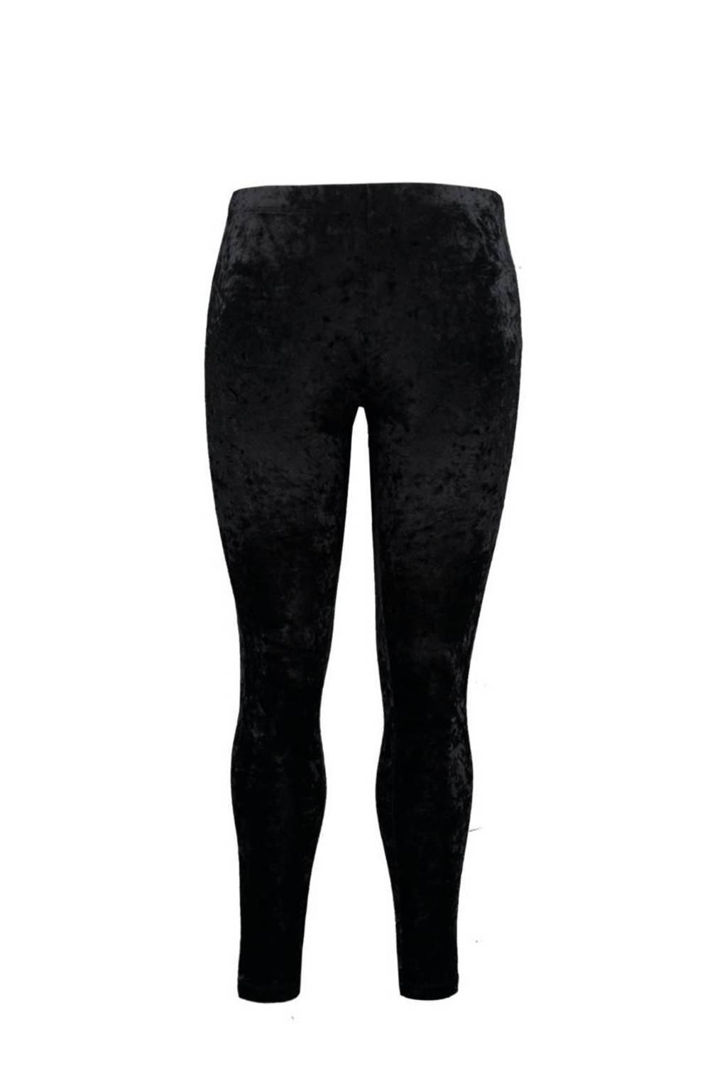 Vul in Kom langs om het te weten ondersteuning MS Mode fluwelen legging zwart | wehkamp