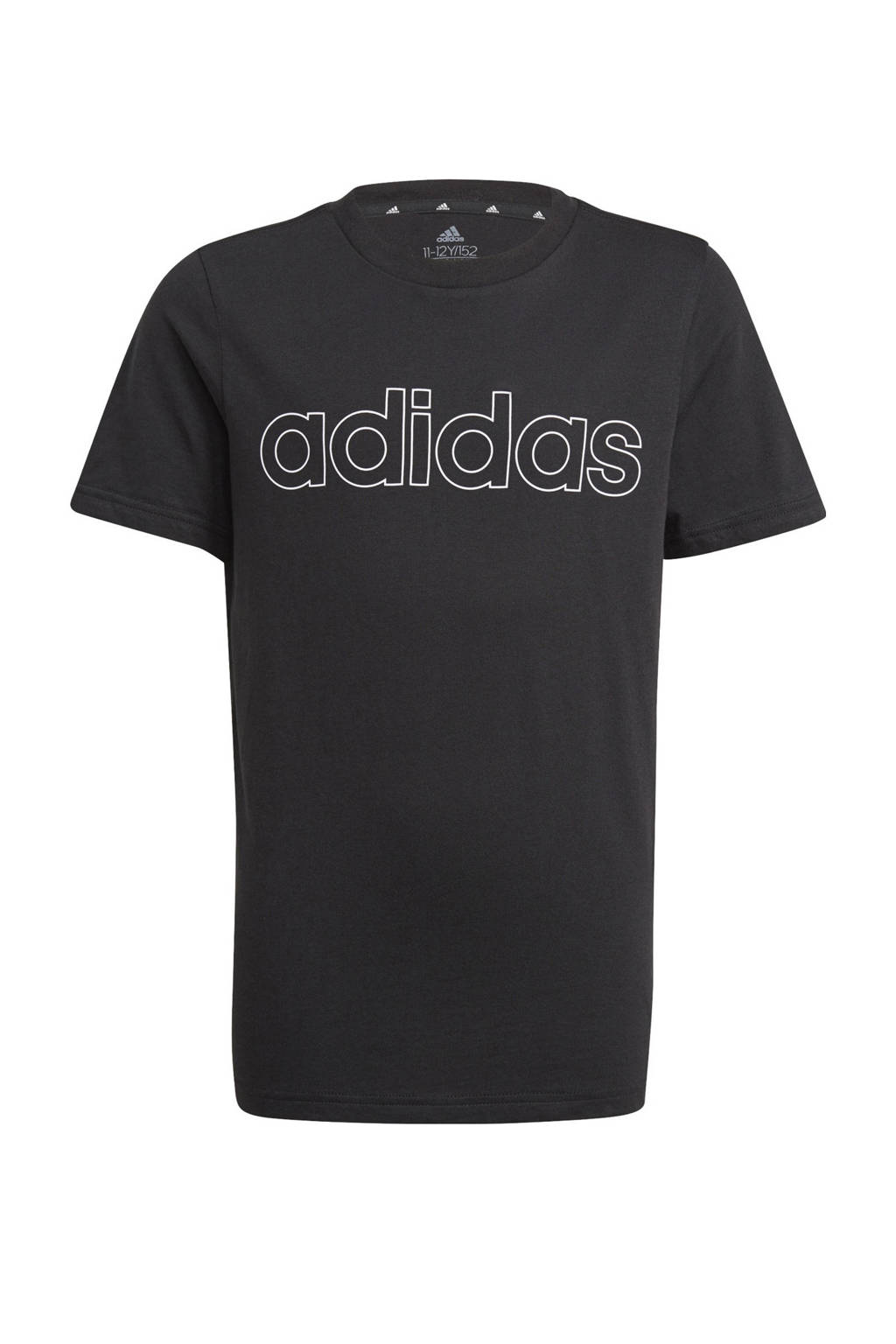 adidas Performance   sport T-shirt zwart/wit