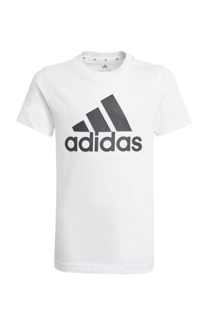   sport T-shirt wit/zwart