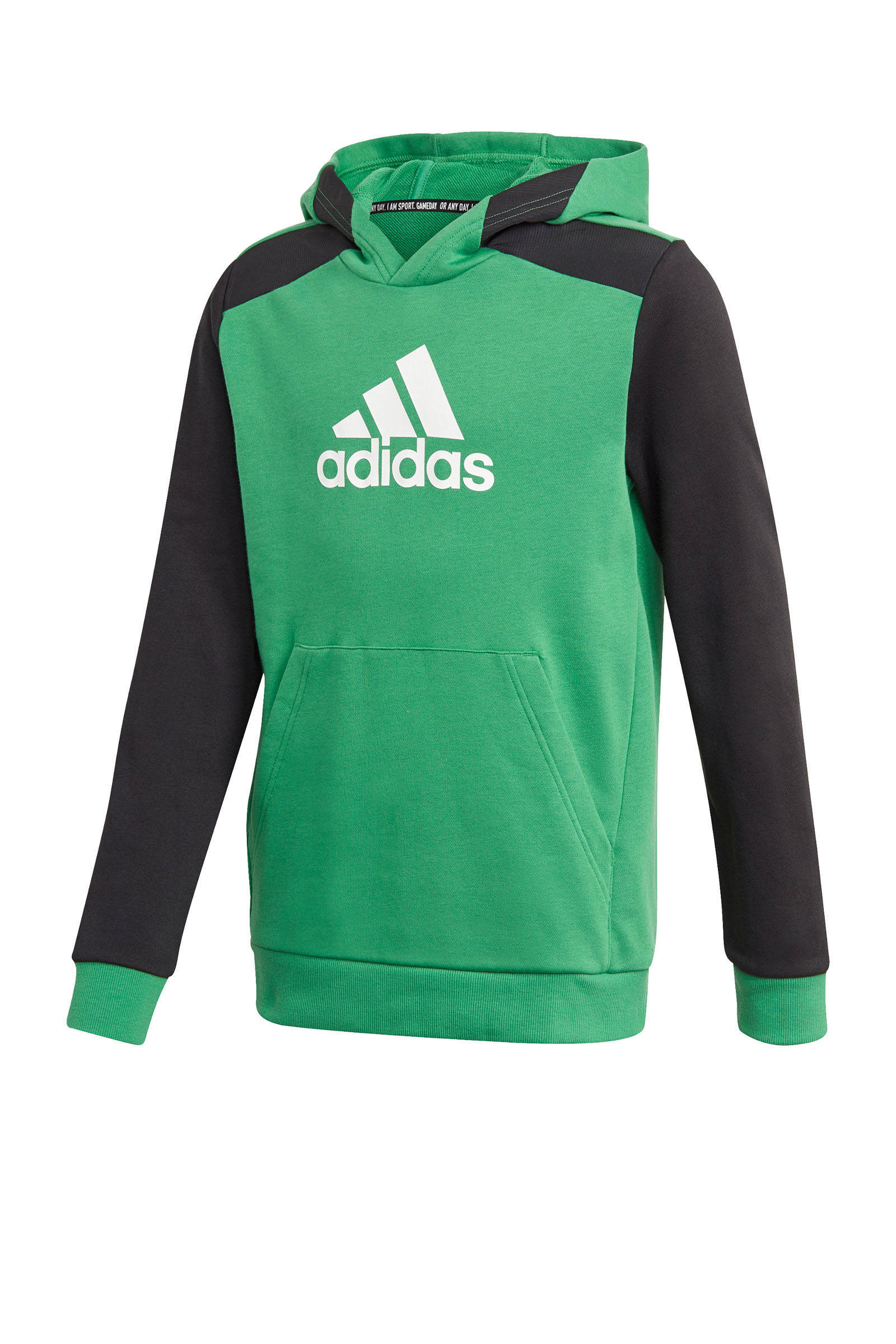 adidas Performance sporthoodie groen/zwart | wehkamp