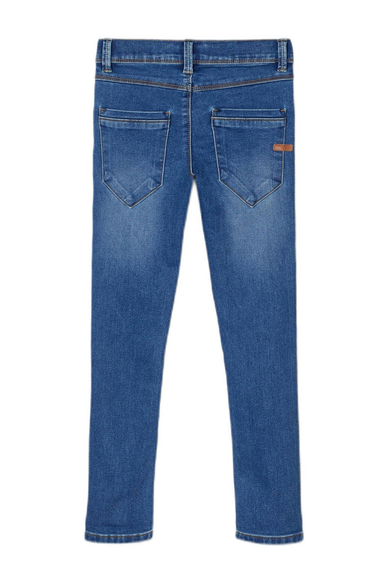 Jeans Name It Nkmsilas Xslim 2002-tx Noos - Blu Scuro, Taglia 110, Cotone E Elastan
