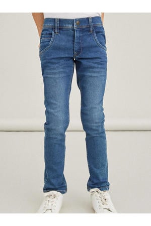 slim fit jeans NKMSILAS medium blue denim