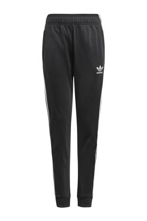 Adicolor Superstar regular fit joggingbroek van gerecycled polyester zwart/wit