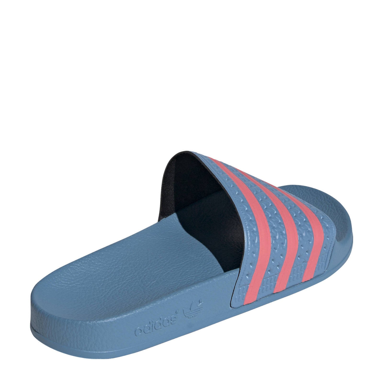 adidas Originals Adilette badslippers blauw/roze | wehkamp