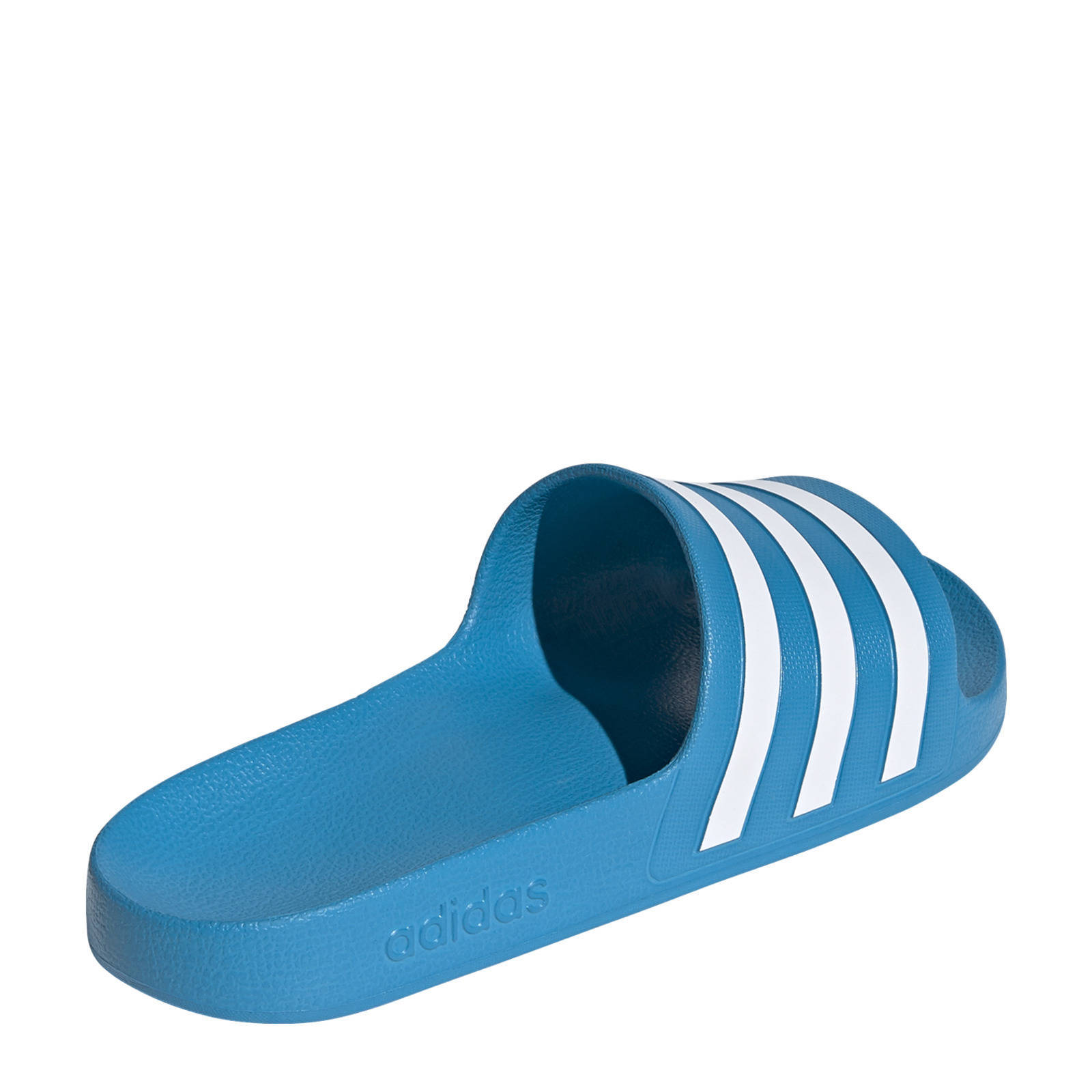 adidas Performance Adilette Aqua badslippers blauw/wit | wehkamp