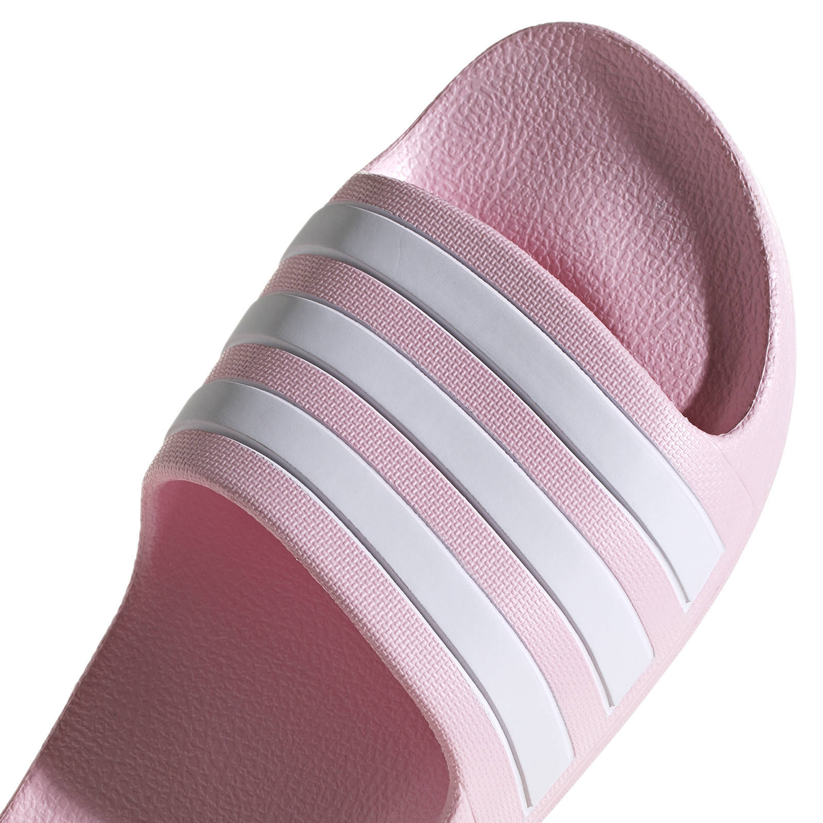 adidas Performance Adilette Aqua badslippers roze/wit | wehkamp