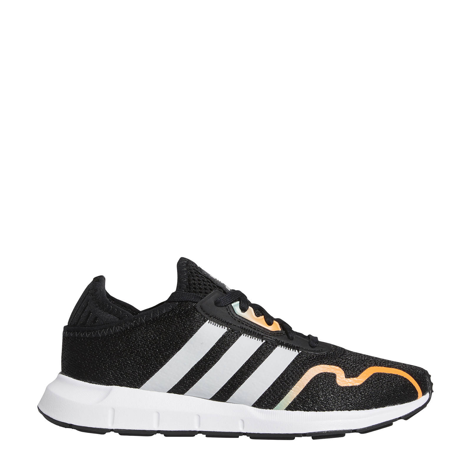 adidas Originals Swift Run sneakers zwart/grijs/groen | wehkamp