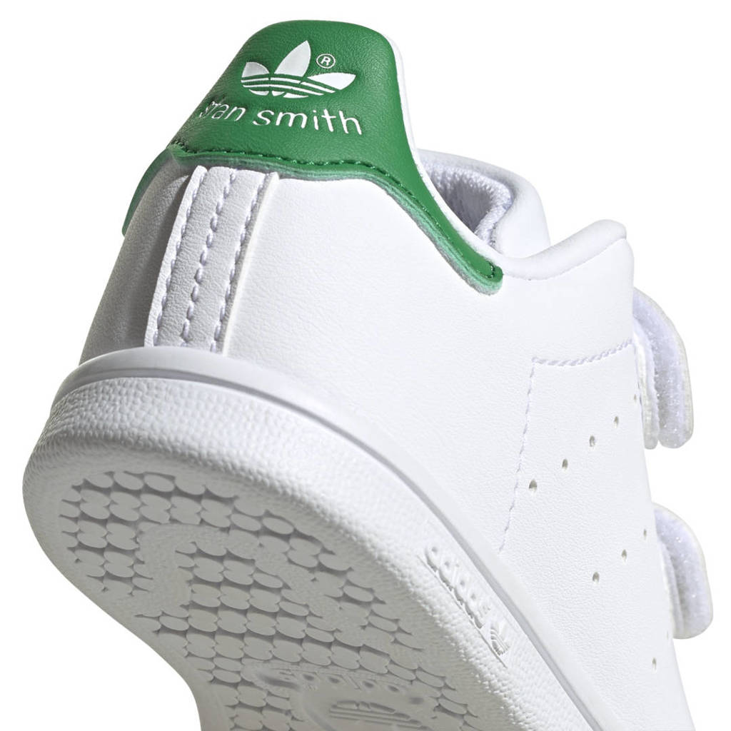 Likken Zeker R adidas Originals Stan Smith sneakers wit/groen | wehkamp