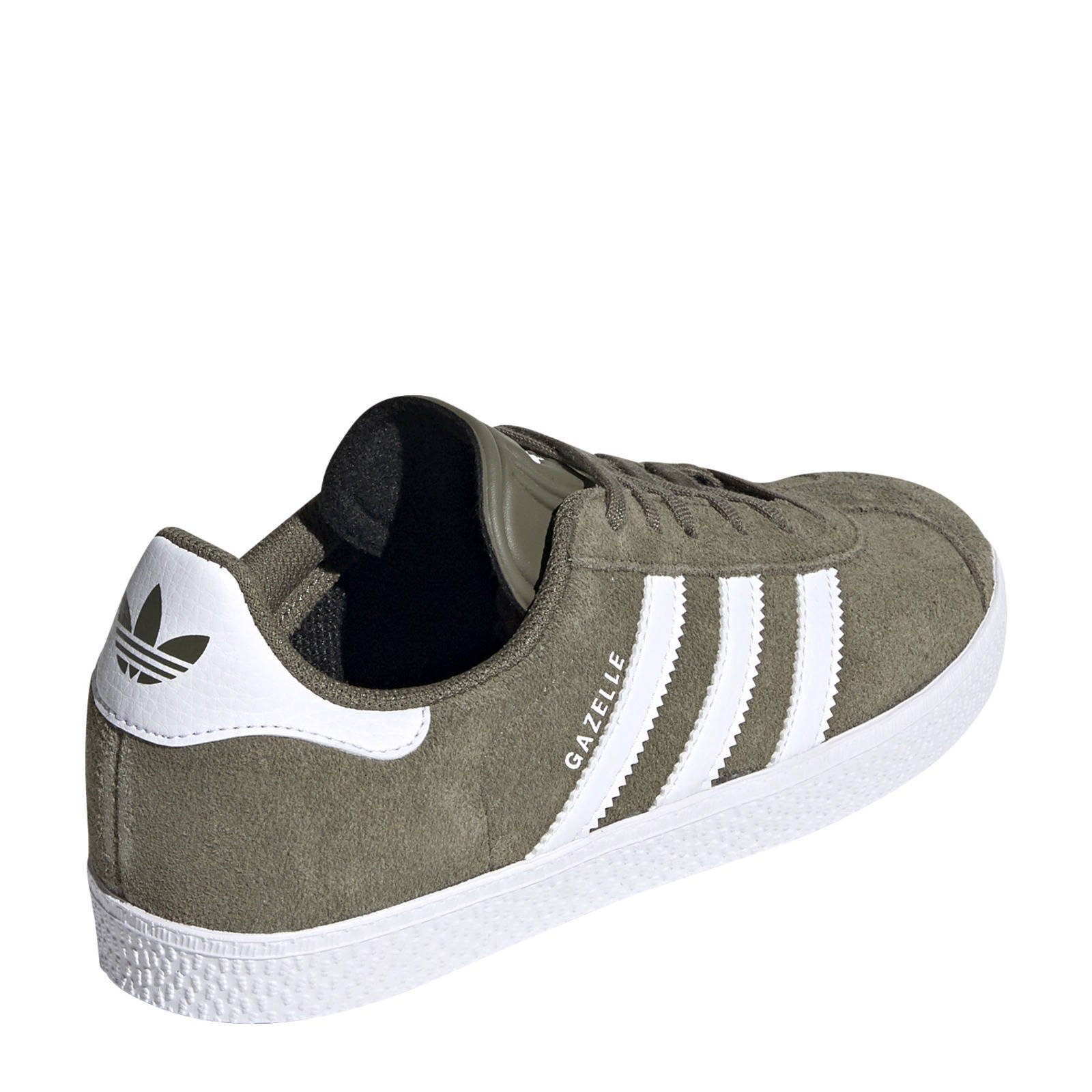 adidas Originals Gazelle sneakers kaki/wit | wehkamp