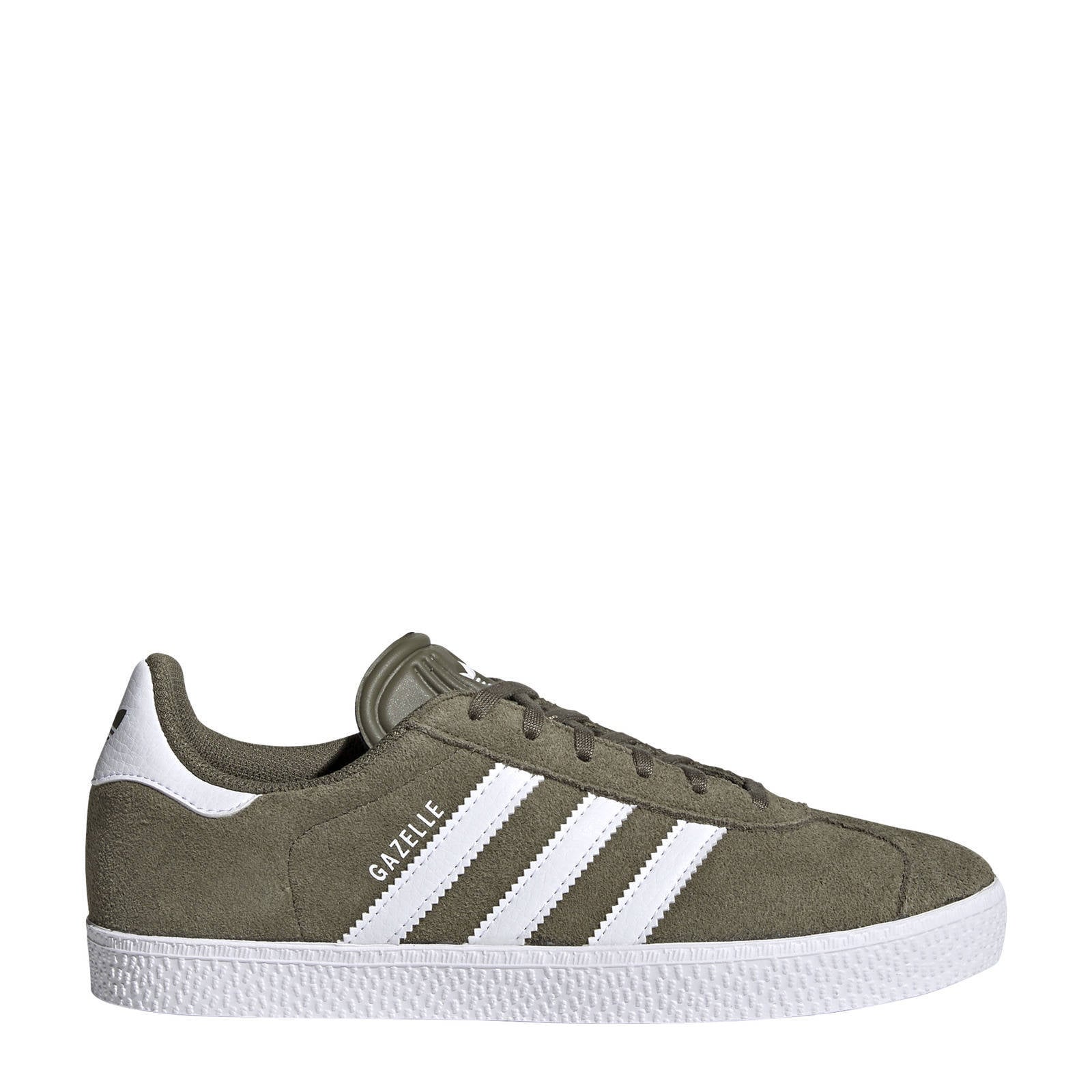 adidas Originals Gazelle sneakers kaki/wit | wehkamp