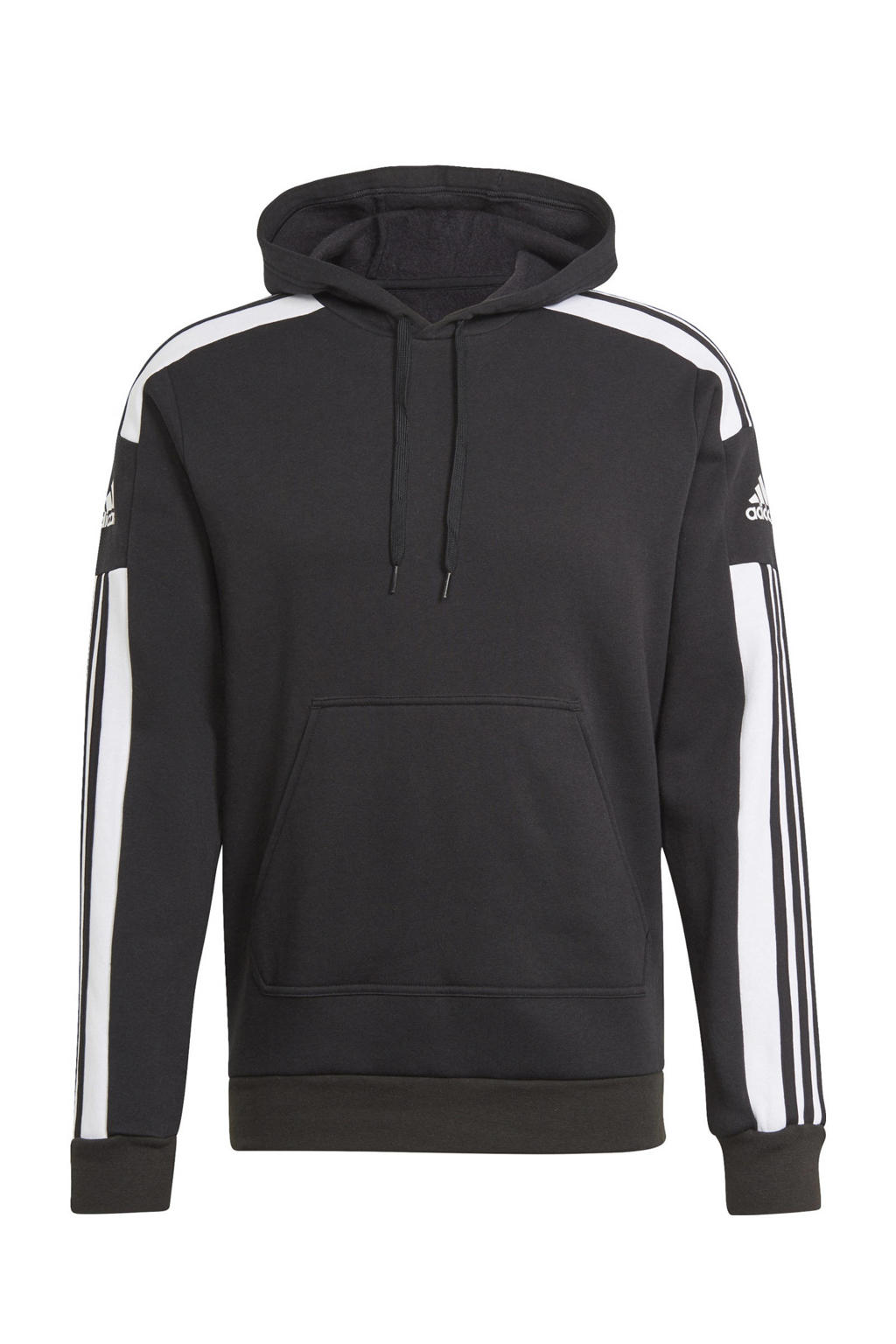 Zwarte heren adidas Performance Senior Squadra 21 voetbalhoodie van katoen met lange mouwen en capuchon