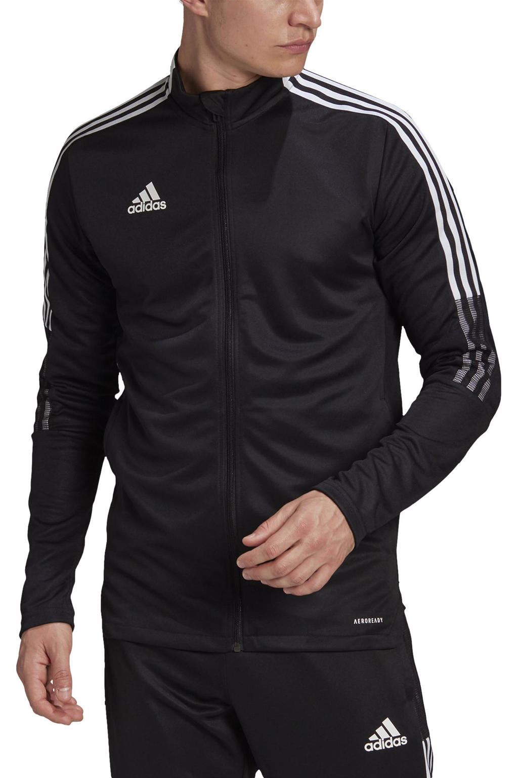 adidas Performance Tiro 21 voetbalvest zwart wehkamp