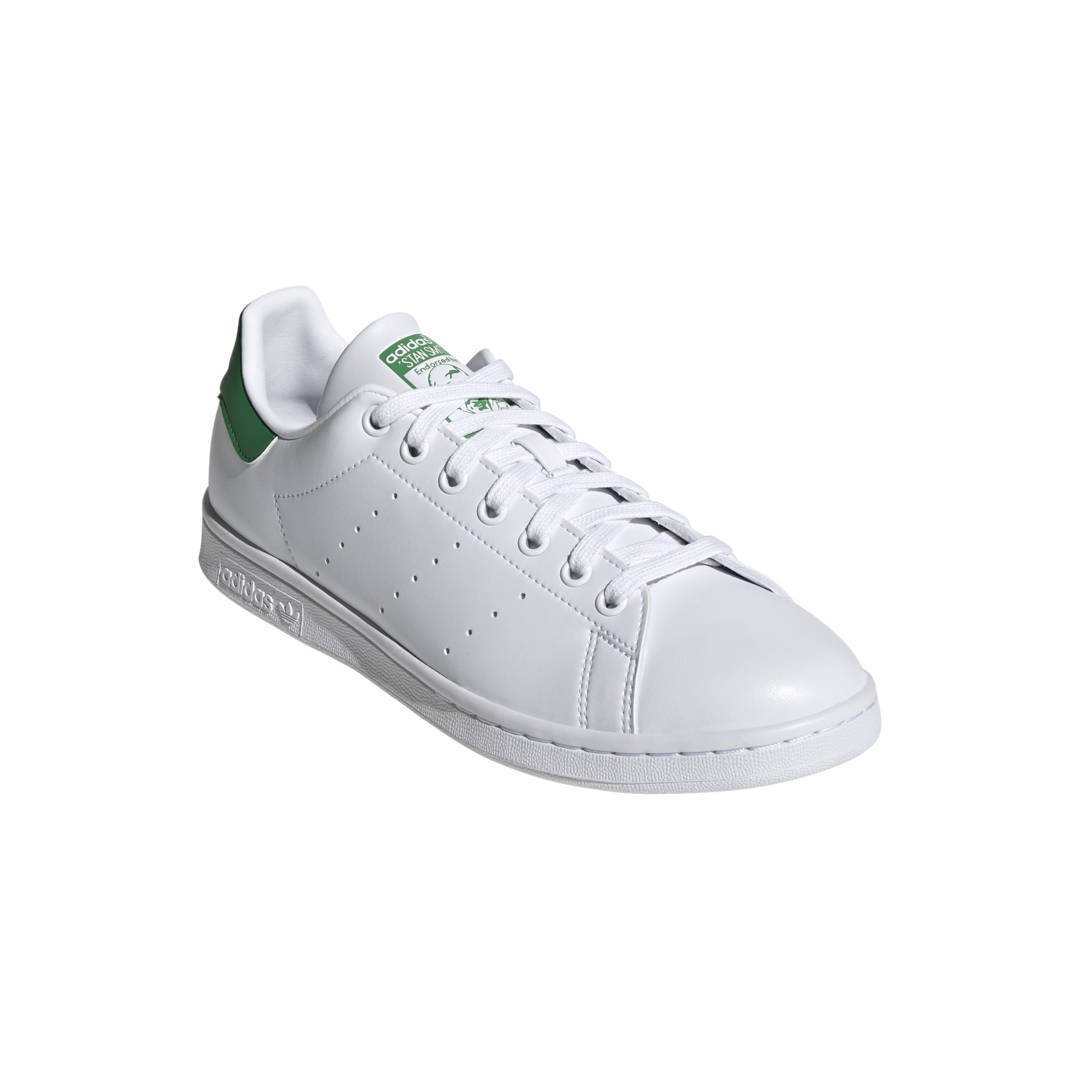 Adidas originals white and 2025 green stan smith sneakers