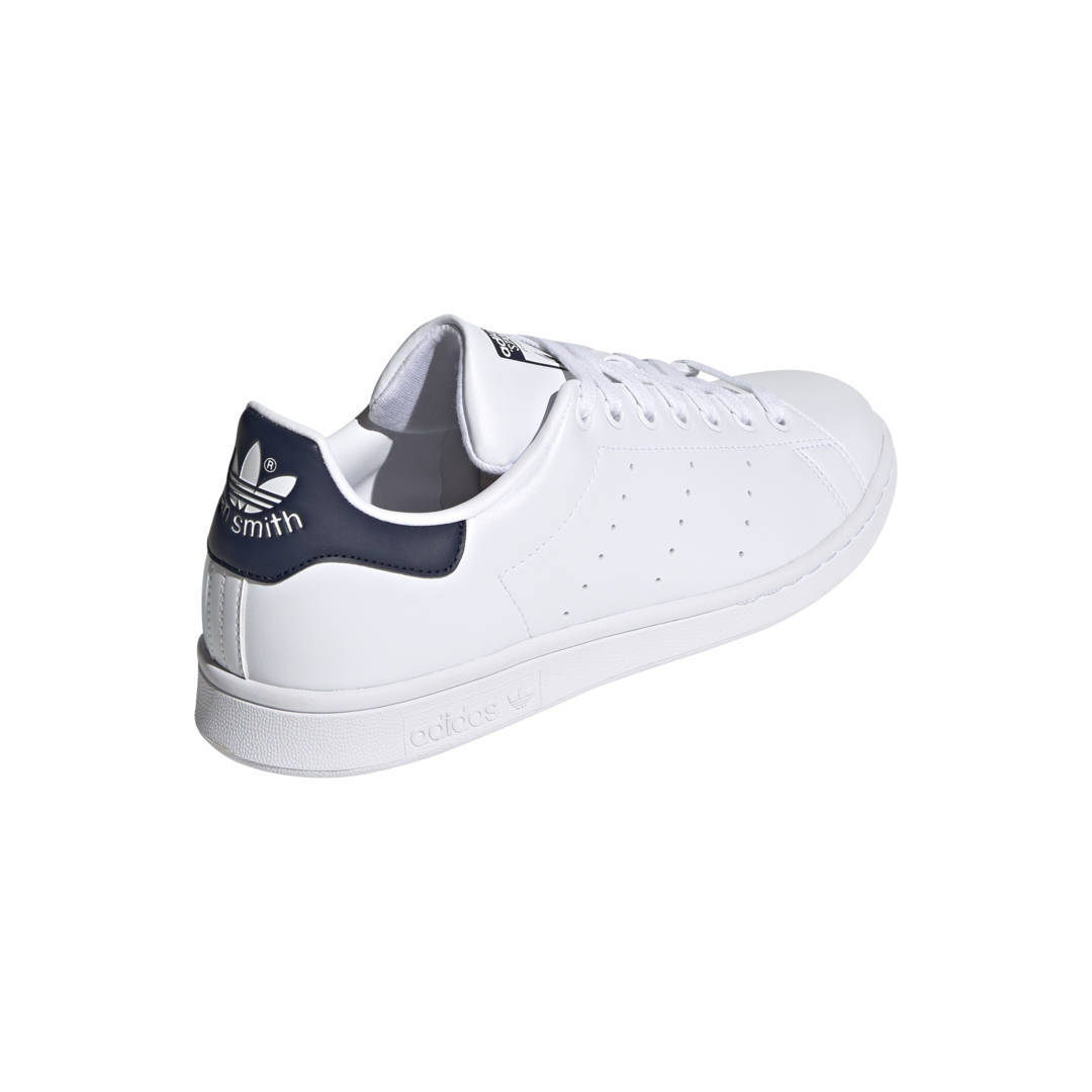 adidas originals stan smith sneakers in white and navy