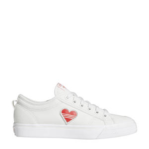 Nizza Trefoil W sneakers wit/rood