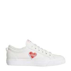 Nizza Trefoil W sneakers wit/rood
