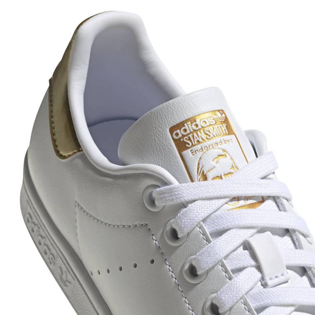 adidas Stan Smith sneakers wit/goud |