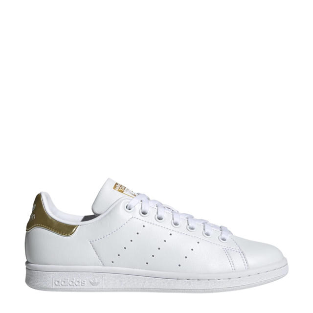 Intrekking G twist adidas Originals Stan Smith sneakers wit/goud | wehkamp