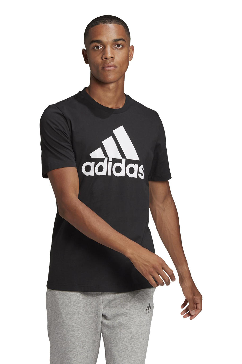 adidas Performance sport Tshirt zwart wehkamp