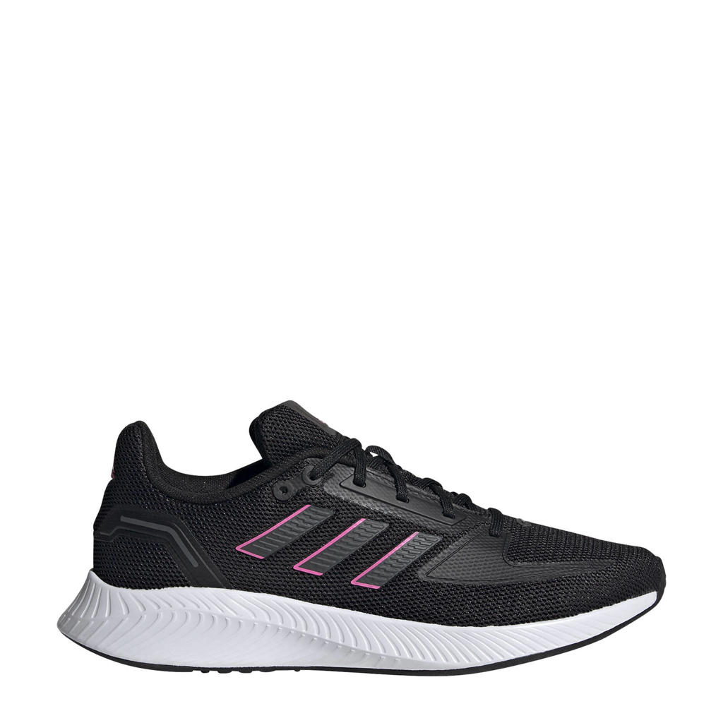 adidas Performance Runfalcon 2.0 hardloopschoenen zwart/grijs/roze