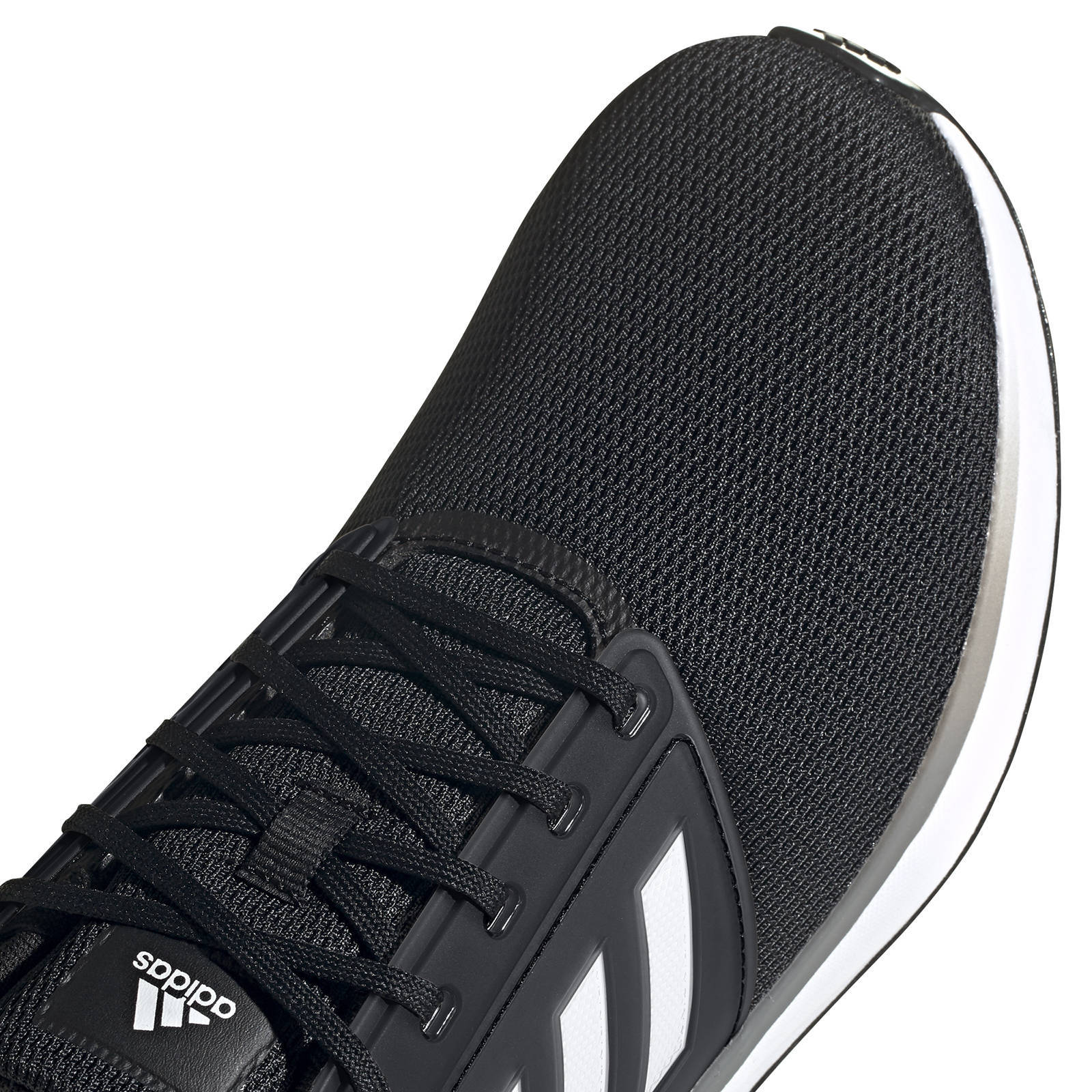 adidas Performance EQ 19 hardloopschoenen zwart/wit | wehkamp