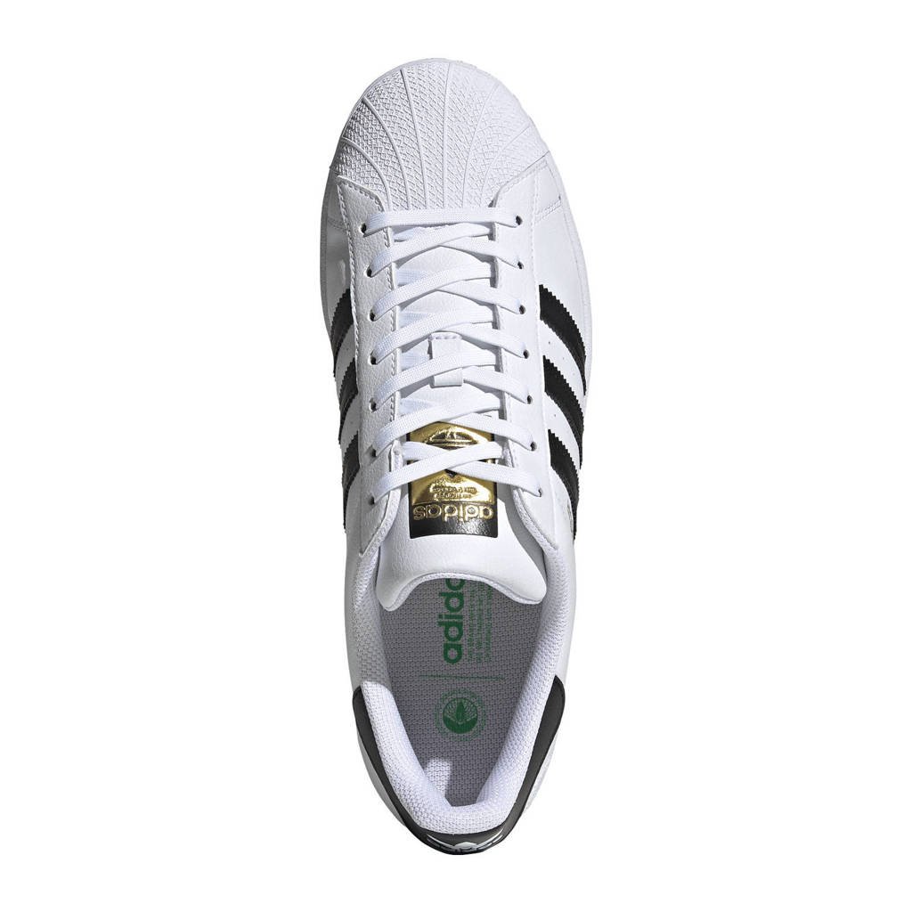Originals Superstar sneakers wit/zwart/groen | wehkamp
