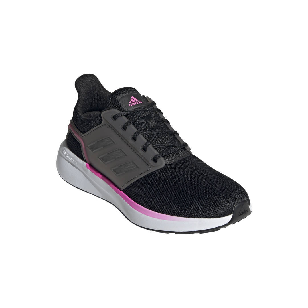 adidas Performance EQ 19 hardloopschoenen zwart/grijs/roze | wehkamp
