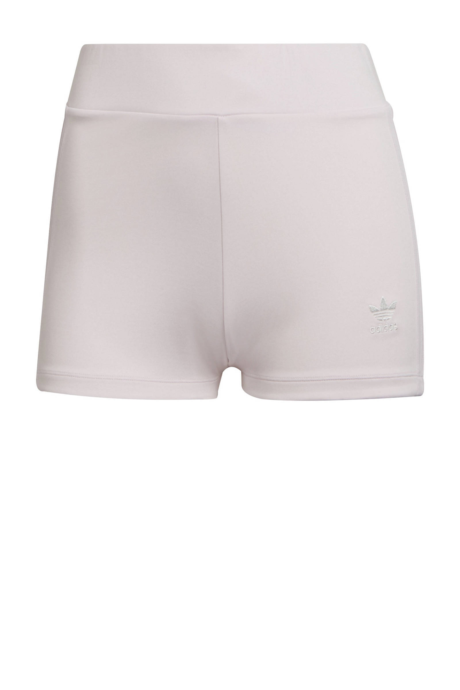Adidas Originals 'Tennis Luxe' Booty shorts met logo en 3 Stripes in parelmoer roze online kopen