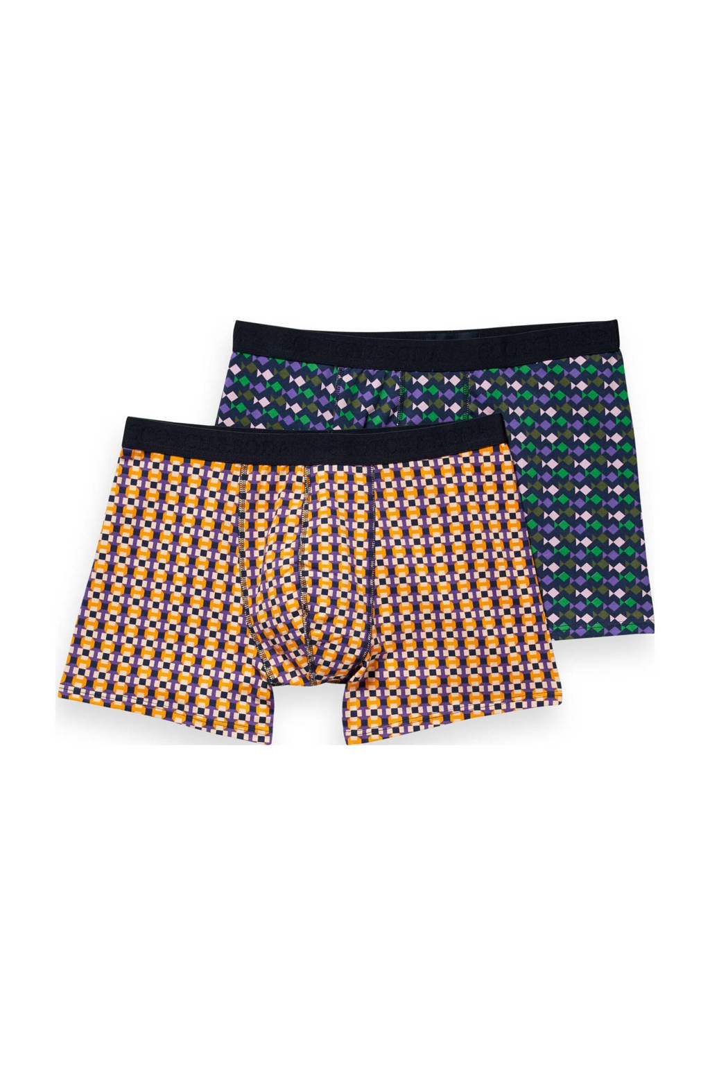 Scotch & Soda boxershort (set van 2), Geel/groen