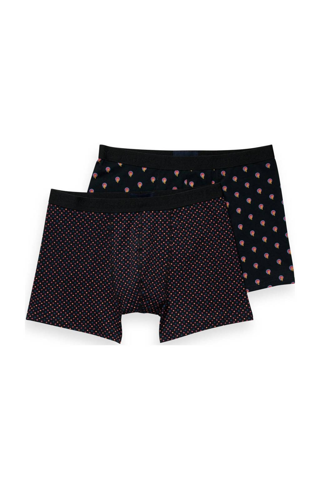 Scotch & Soda boxershort (set van 2), Zwart