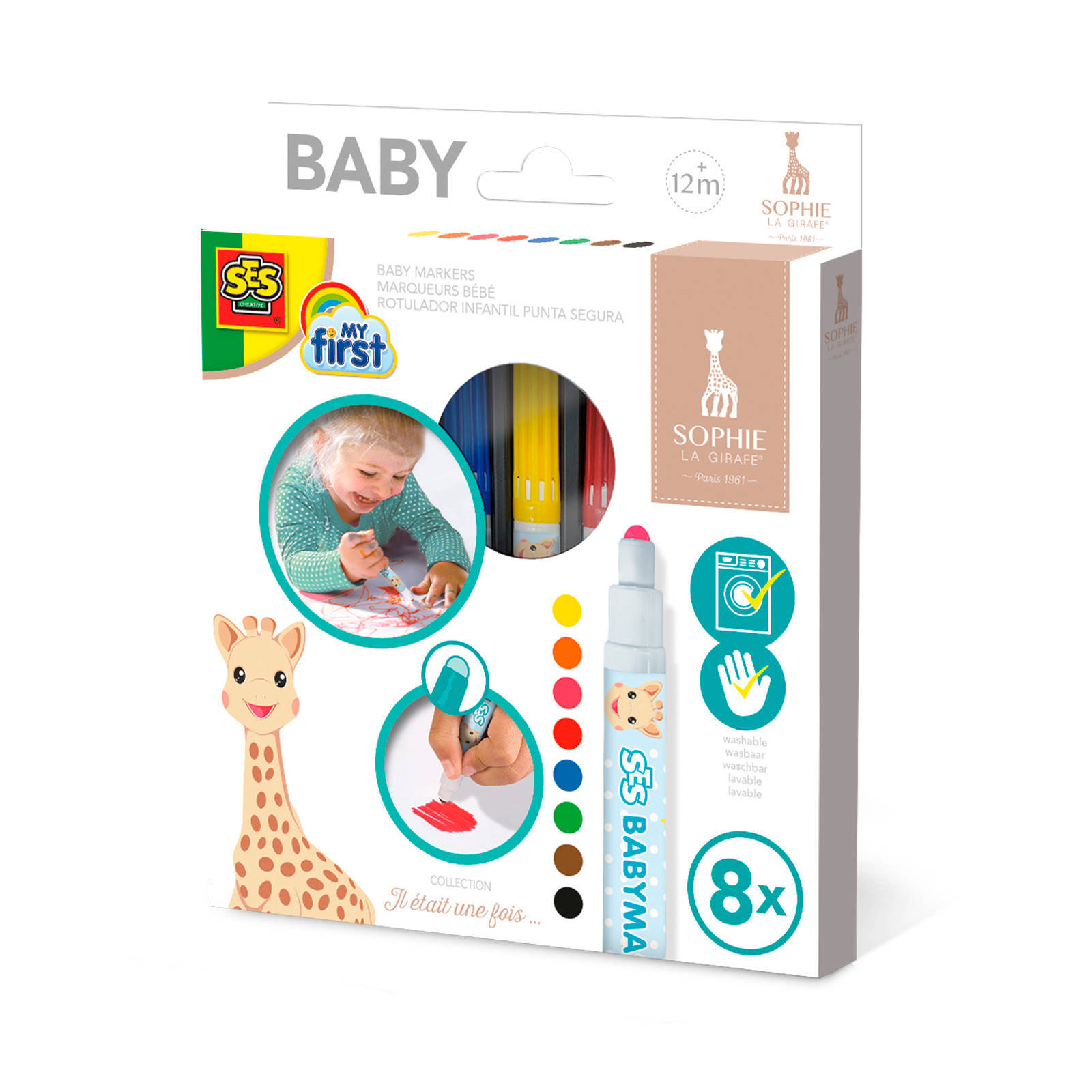SES Creativ e&#xAE, Sophie la girafe Baby marker online kopen
