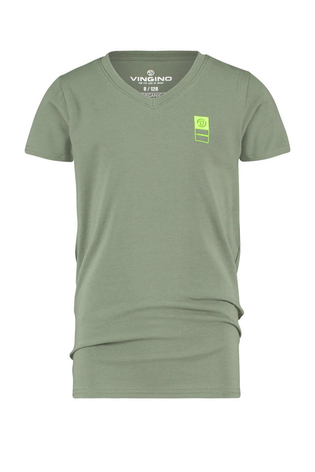 Afwijzen Modernisering Ga terug Vingino Essentials basic T-shirt licht army groen | wehkamp