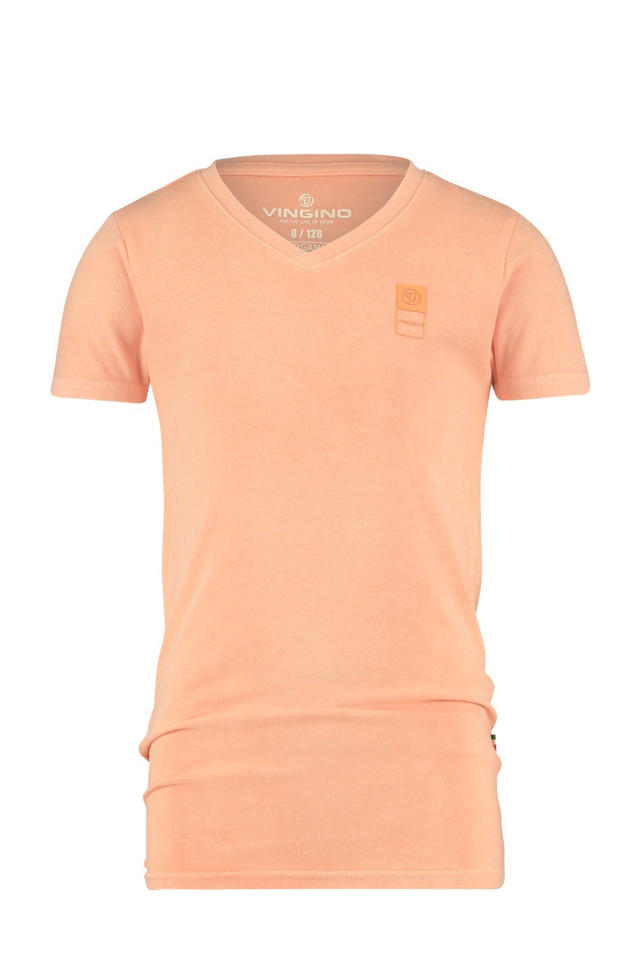 Mordrin Koppeling Ijsbeer Vingino Essentials T-shirt neon oranje | wehkamp